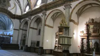 La nave principal de la catedral, restaurada y libre de andamios