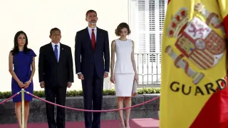 Los Reyes han recibido al presidente de Perú y a su esposa