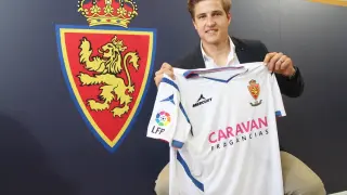 Wilk, presentado como nuevo jugador del Real Zaragoza.