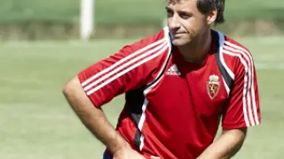 Roberto Cabellud, en su anterior época en el Real Zaragoza.