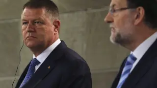 Rajoy, junto al presidente rumano Klaus Werner