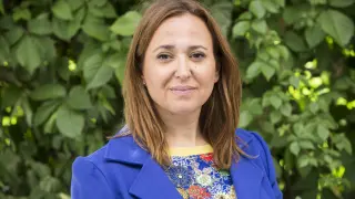 La consejera de Educación, Cultura y Deporte del Gobierno de Aragón, Mayte Pérez.