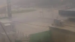 Imagen de la tormenta de Huesca
