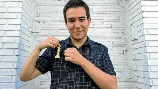 Daniel Forcén, de 21 años, ha llegado a la distinción más alta del ajedrez.