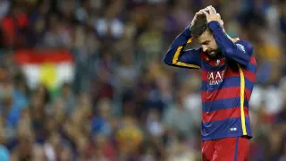 El defensa del FC Barcelona Gerard Piqué.