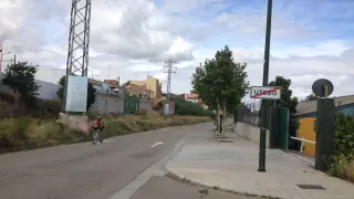 Vecinos y ciclistas reclaman un carril bici entre Utebo y Casetas