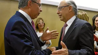 Fernando Gimeno y Cristóbal Montoro, en el último Consejo de Política Fiscal, el pasado 29 de julio.