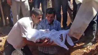 Entierro del pequeño Aylan Kurdi