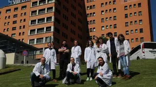 Investigadores del grupo de Oncología Molecular del CIBBIM-Nanomedicina en el Vall d'Hebron Institut de Recerca (VHIR).