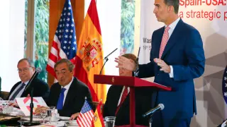 El Rey, a empresarios de EE. UU.: "Pueden fiarse de España porque está resurgiendo con fuerza"