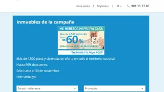 Bankia pone a la venta 4.500 inmuebles rebajados