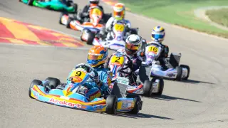 Una prueba de karting celebrada en el circuito internacional de Motorland