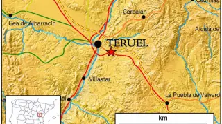 Un terremoto de 2,3 en la escala Richter sacude Teruel