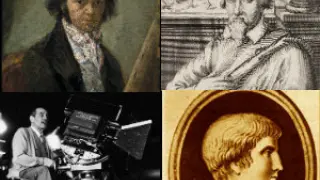 Goya, Miguel Servet, Buñuel y Marcial.