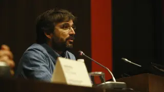 Jordi Évole, en el congreso sobre Labordeta