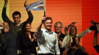 Macri, postulante del frente conservador Cambiemos, obtuvo un 34.75 % en la primera ronda.