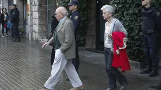 Jordi Pujol y su mujer, Marta Ferrusola.