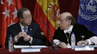 Acto de Ban Ki-moon en la Universidad Carlos III.