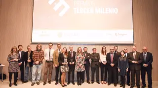 Entrega de la primera edición de los Premios Tercer Milenio