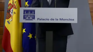 Albert Rivera, en Moncloa tras reunirse con Rajoy