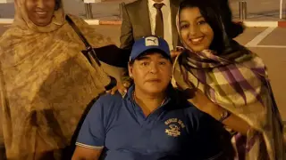 Maradona en El Aaiún.