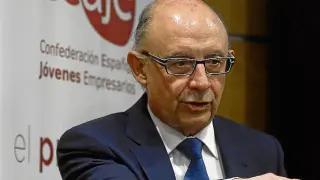 El ministro Cristóbal Montoro, en Madrid.