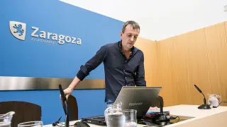 El concejal de Economía del Ayuntamiento de Zaragoza, Fernando Rivarés.