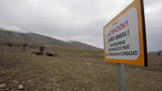 Zona donde se pretende centrar la actividad de la explotación minera de Borobia.