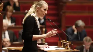 Marion Marechal-Le Pen, en el parlamento francés