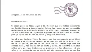 Echenique le escribe a Rajoy: "Por qué no nos saludas con la manita y te vas"