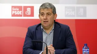 El candidato del PSOE de Soria al Congreso de los Diputados, Javier Antón