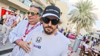 Alonso este sábado en Abu Dhabi.