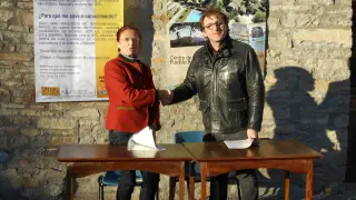 Firma del convenio de colaboración entre el IEB y Morillo de Tou