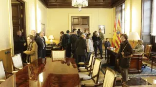 ?Casi 2.000 personas visitan la sede del Gobierno de Aragón en su primer día de puertas abiertas