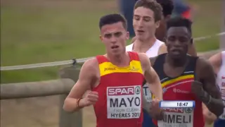 Carlos Mayo, en un momento de la carrera.