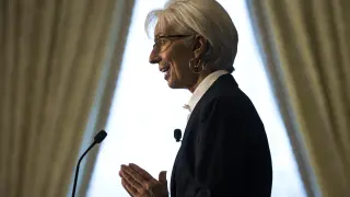 Christine Lagarde en una foto de archivo.