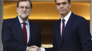 Rajoy y Sánchez en una foto de archivo.