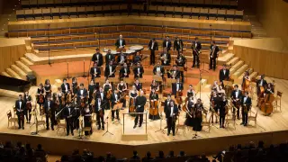 La Sinfónica Goya propone los tradicionales valses y polkas vieneses a los que  se unen las arias y dúos mas conocidos de la ópera y la zarzuela.