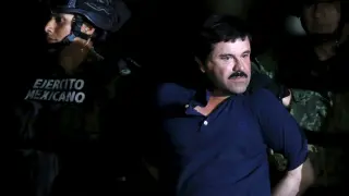 'El Chapo', este viernes tras su detención.