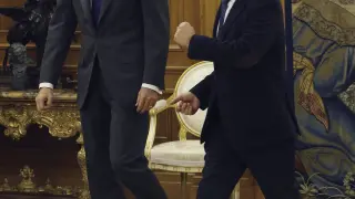 Rajoy recibe a Patxi López.