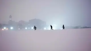 Tormenta de nieve y viento en Estados Unidos