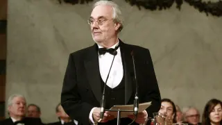 Gutiérrez Aragón durante su discurso.
