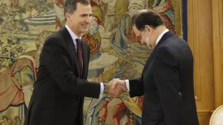 Mariano Rajoy se reúne con Felipe VI