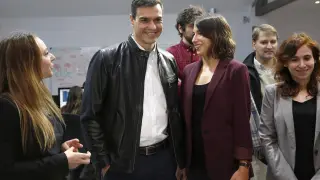 El secretario general del PSOE, Pedro Sánchez, que ha comenzado hoy una ronda de contactos con una veintena de colectivos sociales