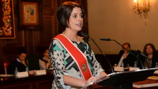 La alcaldesa de Teruel Emma Buj