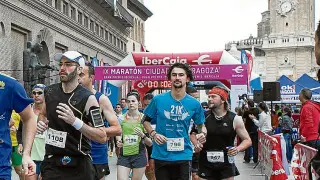 Una imagen del Maratón de Zaragoza de 2015.