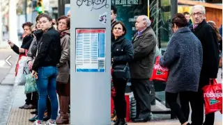 Más de dos meses de huelga en el transporte público de autobús de Zaragoza