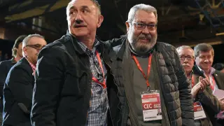 Josep María Álvarez y Cándido Méndez