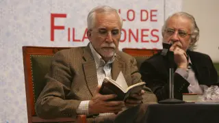 Luis Mateo Díez en Zaragoza en una imagen de archivo