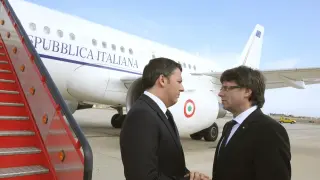 Mateo Renzi llega a Tarragona